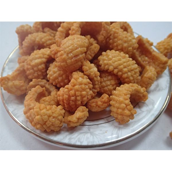 Squid Spicy Crispy Snacks Seafood Puffed Organic Rice Crackers