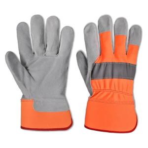 China Leather Working Thermal Driver Gloves EN388 White Sheepskin Safety For Work on sale