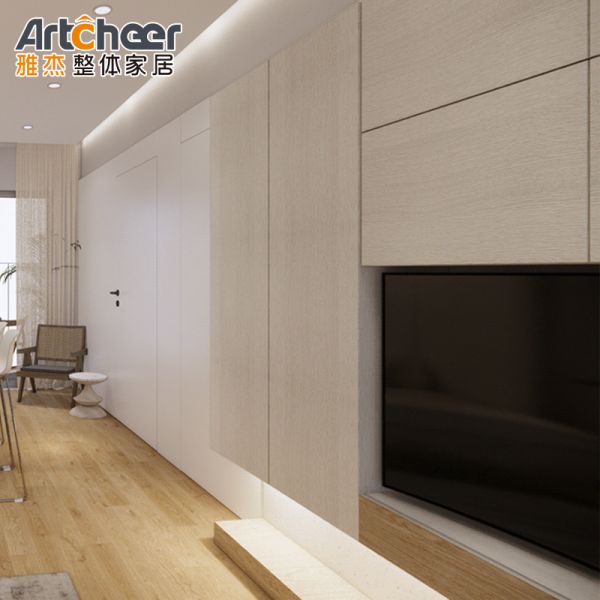 Contemporary Living Room Furniture Modern Luxury Wall Mounted Tv Unit Included TV Stand