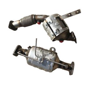 D5 Three Way Catalytic Converter Stainless Steel Ceramic Carrier