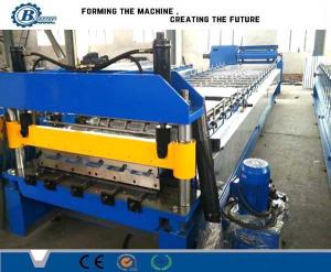 Cheap Single Decking Roof Panel Roll Forming Machine , Metal Roof Sheet Roll Former Machine wholesale