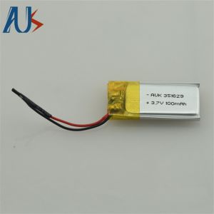 China Small Rechargeable LiPo Battery 3.7V 100mAh 401230 351629 1S1P on sale