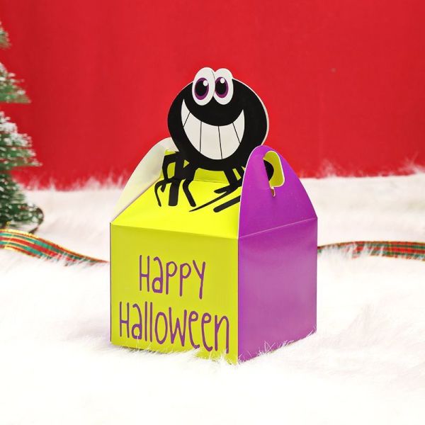 Halloween Candy Customized Gift Box Packaging White Card Paper Gift Box