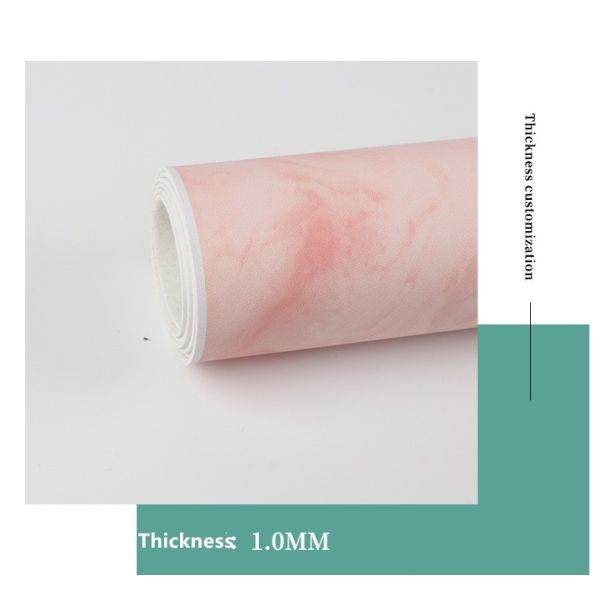 1.0mm Digital Printing Marble PVC Faux Leather Brushed Bottom for Handbag Cosmetic Bag Usage