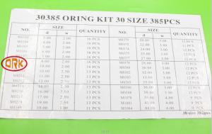 China High Temperature O Rings Repair Kit Acild Resistant 70 ± 5 Shore Hardness on sale