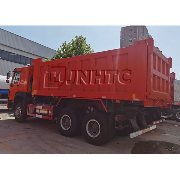 Off Road 20 Cbm Orange Sinotruck Dump Truck HOWO 6x4