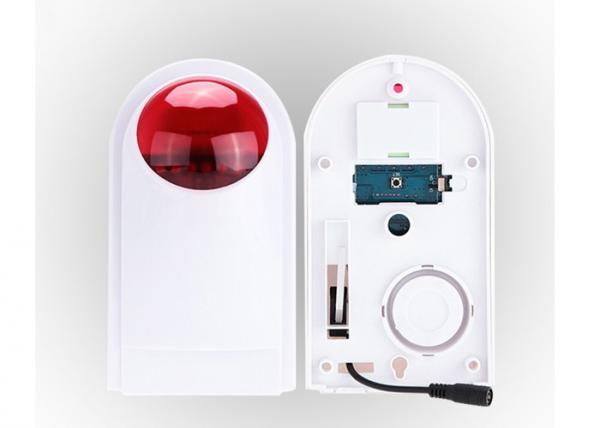 Quality 20 Wireless Zones 12V Fire Siren Alarm Backup Battery 130DB Sounder Strobe Siren for sale