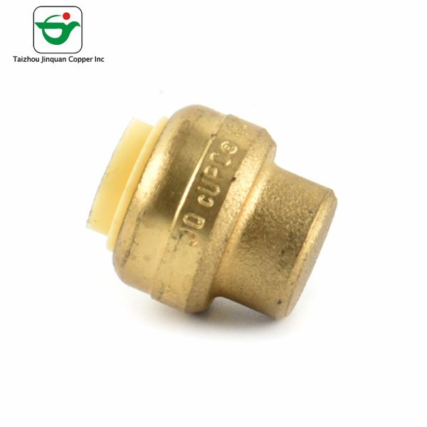 NSF61 1/2" Copper Push Fit Fittings Yellow End Caps