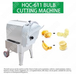 China Plastic Big Vegetable Cutting Machine Commercial Vegetable Cutter Fruit Mango Banana Atchara Cutting Machine Made In China on sale