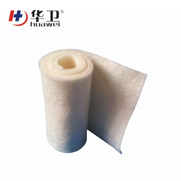 White Alginate Fiber Wound Dressing Collagen Wound Dressing With Alginate