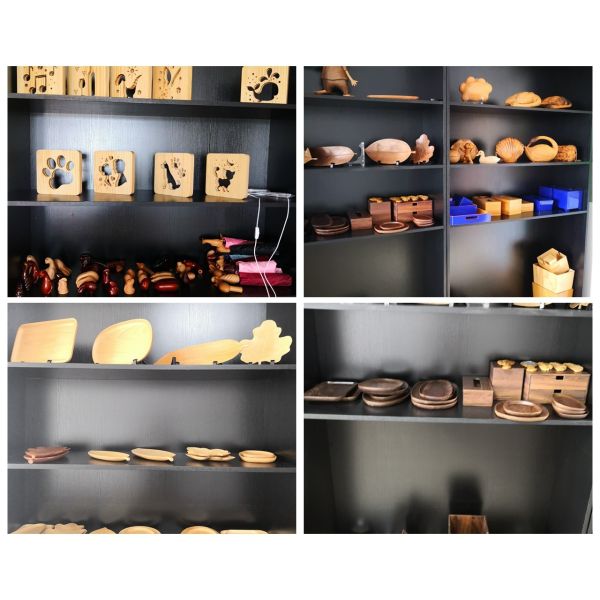 Exclusive Oak Beech Handcrafted Wooden Animals Wooden Horse Toy For Baby