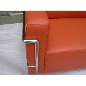 Office Leather Cushion Sofa , Sectional Sofa SGS