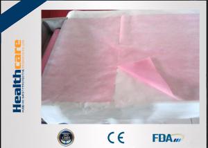 Cheap Non Woven PP Disposable Waterproof Sheet Protector For Exam Table / Couch In Roll wholesale