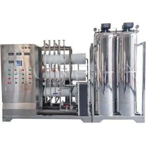 Cheap Two Stage Reverse Osmosis Water Treatment Plant SUS304 With EDI Pure System wholesale