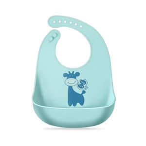 Food Grade Adult Silicone Bib / Yellow Waterproof Silicone Baby Bibs