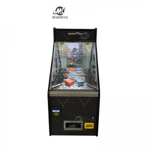 China Tempering Glass Pusher Coin Machine With Cash Acceptor Arcade Electronic Coin Pusher Game on sale