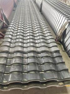 China Bamboo Resin Roof Tile Heat Resistance For Antique Architecture on sale