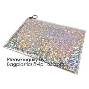 Printing Zipper Plastic Foil k Packaging Hologram Laser Holographic Aluminum