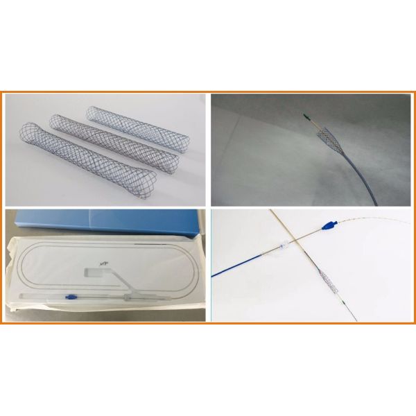 Medical Nitinol Alloy 120mm Biliary Stent Dilate Esophagus
