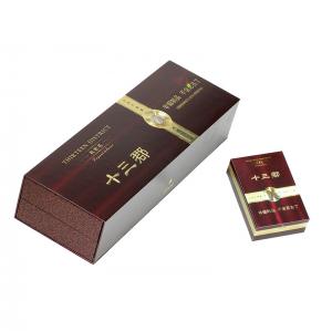 China Packaging Craft Paper Custom Cigarette Paper Box Magnet Close on sale