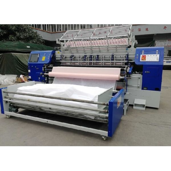 82 Inch Blanket Quilt Making Machine With Edge Cutting Device
