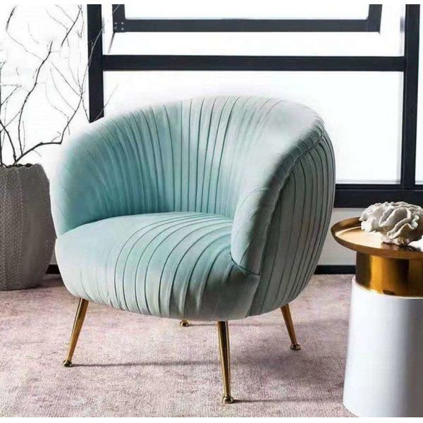 Relax Sofa Chair Padded Dining Room Chairs High Elastic Sponge Straight Legs