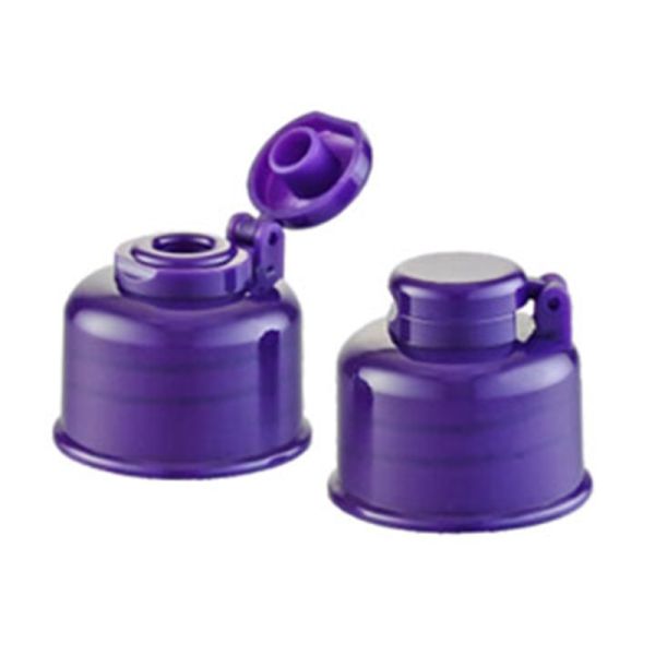 24mm Plastic Bottle Cap Flip Top Cap Sliver UV