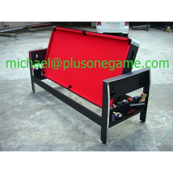 Manufacturer 84" Swivel Table 3 In 1 Combination Game Table Air Hockey Pool Table Tennis Table