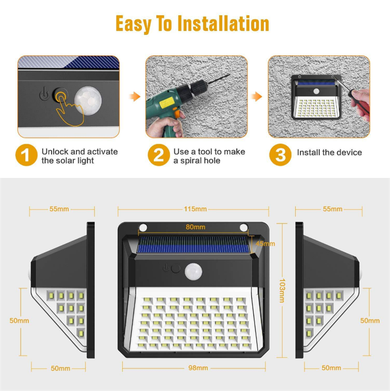 22 Decorative Solar Garden Lights Yard Hiking Tent Camping Hanging Lamp With Remote Controller