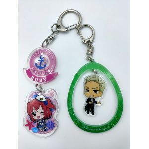 China Laser Cut Acrylic Sheet Keychain Inkjet Printing Personalized on sale