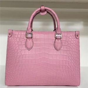 Authentic Crocodile Leather Women Business Travel Handbag Female Laptop Bag
