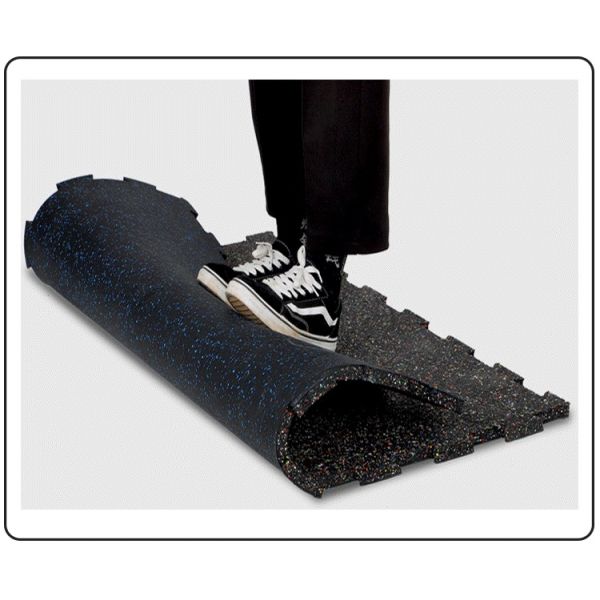Modern Design Gym Rubber Floor Mat for Everjade Indoor 20mm Rubber Floor Covering