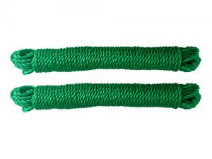 Cheap 3 strand colored clothes line hang rope/twisted rope wholesale