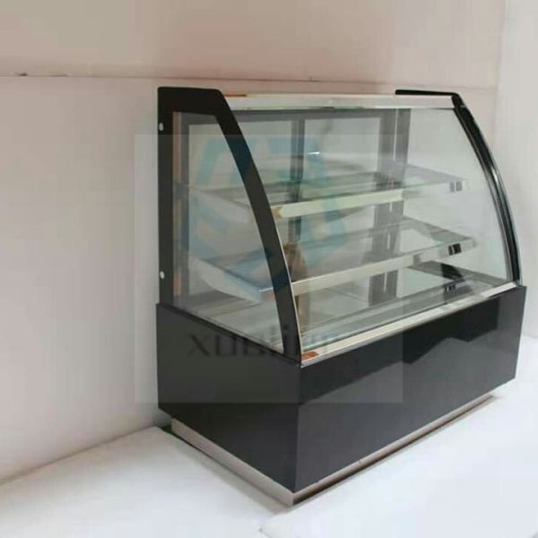 Bread Cake Bakery Counter Display Case Air Cooling