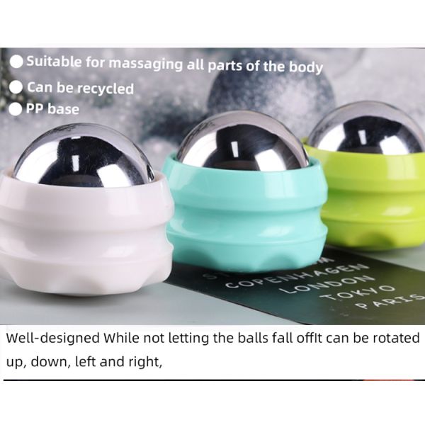 Skyringe Cold Roller Massage Ball Relief pain Easy Carry With Ice Gel