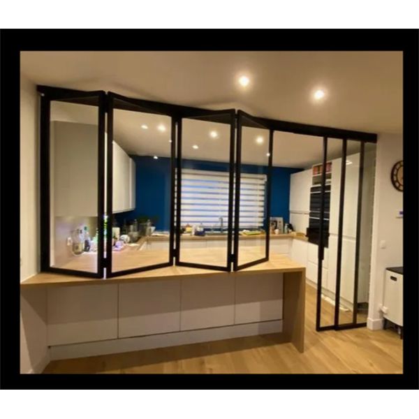 Customized Thermal Break Aluminum Bi Folding Windows With High Strength Heat Insulation Strip