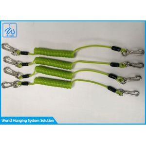 30cm Coated PU Retractable Extension Spring Safety Cable