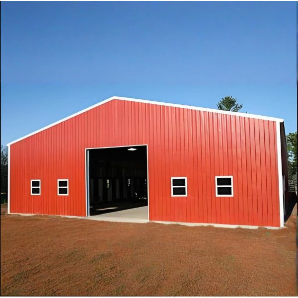 Industrial Prefab Metal Building Construction Q235 Q345 Steel Structure Factory Building