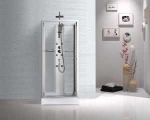 Cheap Professional Bathroom Shower Cabins , Sliding Glass Door Shower Enclosure wholesale