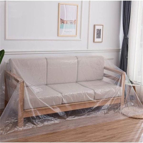 Cheap Price Transparent Pe Plastic Protective Sofa Covers