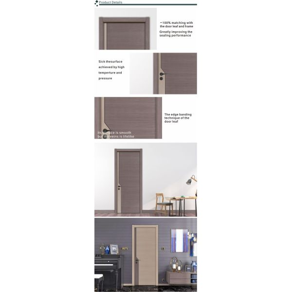 Chinese wood door manufacturer HDF engineer wood door pictures interior door design