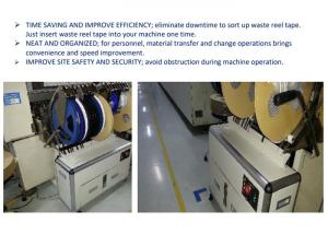 China AC210V - AC240V Waste Tape Cutting Machine Used In SMT Production Line  MT-1600 on sale