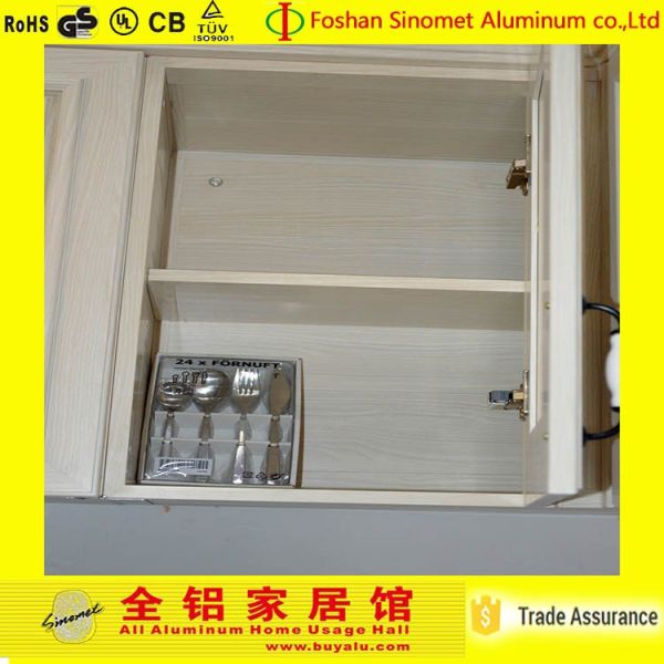 Solid Surface Aluminum Storage Cabinet Durable Aluminum Kitchen Cabinet