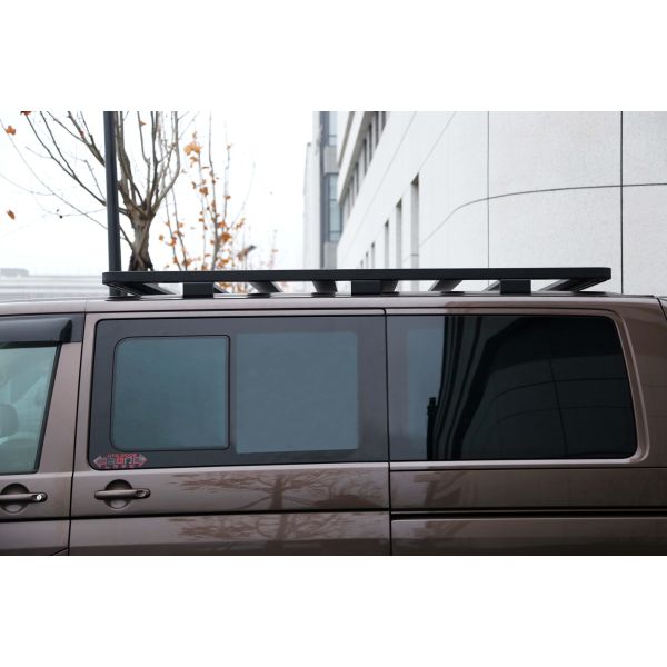 Black 4X4 Car Accessories Crossbar Basket Flat Platform Aluminum Alloy Multivan Car Roof Racks for Volkswagon