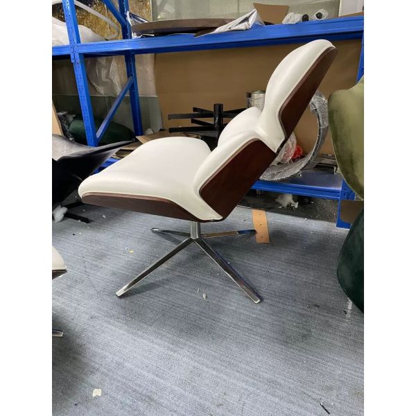 Modern hotel bedroom furniture Lounge chair rotatable aluminum leisure chair set