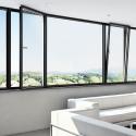 Tilt Turn Clear Double Insulated Glass Window Ventilation Open Inwards Hopper for sale
