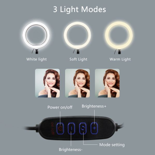 80PCS 120PCS 5V Dimmable Led Studio Camera Ring Light