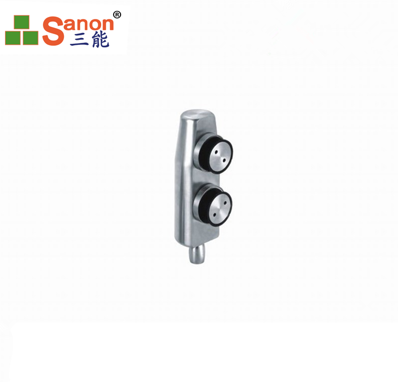 Steel Door Hardware Accessories Polished Finish Hotel Sliding Door Fittings