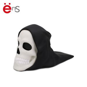 China Noctilucent Skeleton Halloween Door Stopper Non phthalate PVC Material on sale