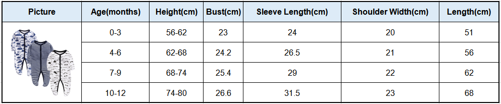 Animal Printing Winter Muslin Baby Pajamas Long Sleeve Baby Pajamas Fashionable Design